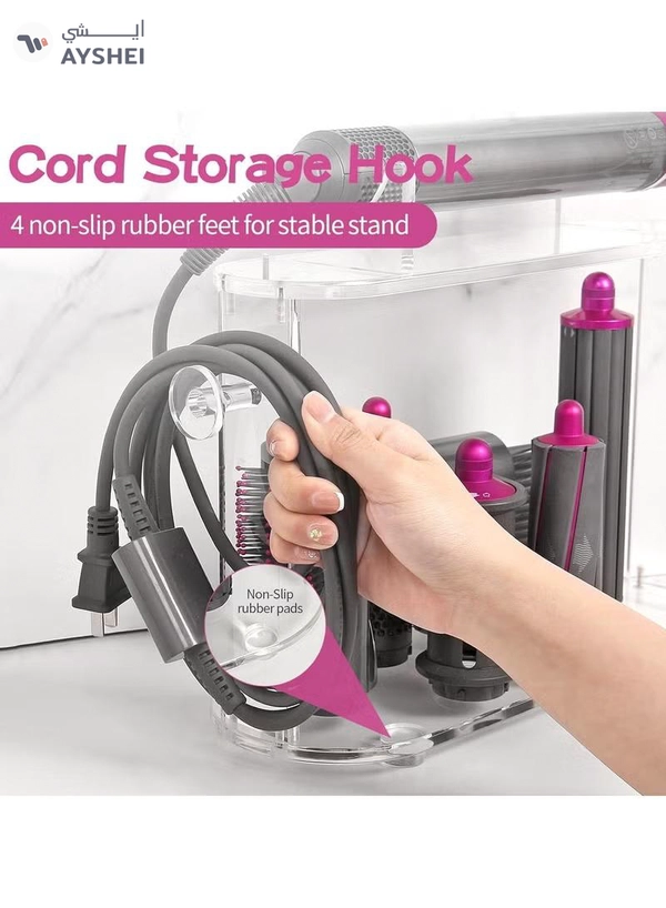 Eworld Acrylic Storage Holder for Dyson Airwrap Styler Accessories