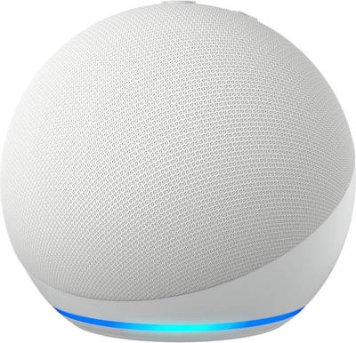 Eco Dot (5th Gen) | smart bluetooth speaker with vibrant sound and Alex | Use your voice to control smart home devices, play music or the Quran, and more (speaks English & Khaleeji) | White | Blue | Black-3