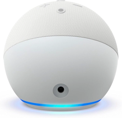 Eco Dot (5th Gen) | smart bluetooth speaker with vibrant sound and Alex | Use your voice to control smart home devices, play music or the Quran, and more (speaks English & Khaleeji) | White | Blue | Black-2