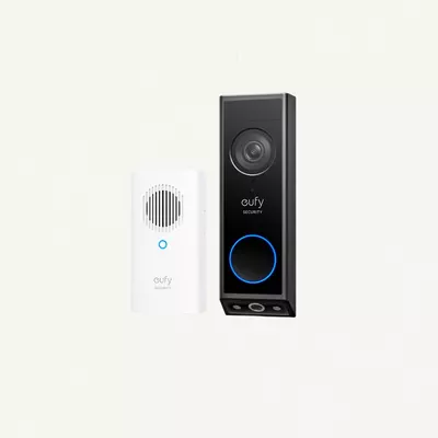 EUFY eufy Security Video Doorbell E340 Dual Cameras with Delivery Guard 2K Full HD Wireless Video Doorbell Camera, Wired or Battery Powered,Colour Night Vision,6500 mAh Rechargeable Battery,No Monthly Fee-0