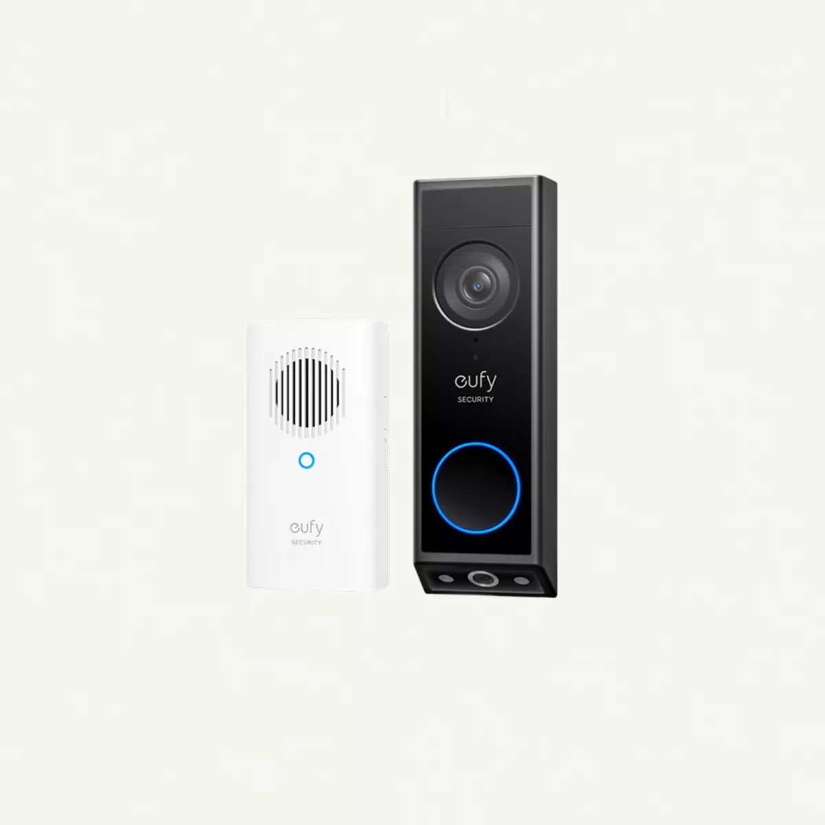 EUFY eufy Security Video Doorbell E340 Dual Cameras with Delivery Guard 2K Full HD Wireless Video Doorbell Camera, Wired or Battery Powered,Colour Night Vision,6500 mAh Rechargeable Battery,No Monthly Fee