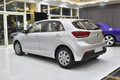 AED 575 EMi at 0% DP | KIA Rio ( 2021 Model ) in Silver Color GCC Specs-6