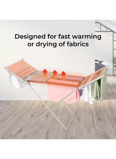 GEEPAS Electric Clothe Dryer Stand With Constant Temperature, Fast Drying, Collapse Save, Energy Saving, Foldable , Noiseless, Non Slip Feet, 15 Kg Load Capacity, One Integrated Structure, Cost Saving-0