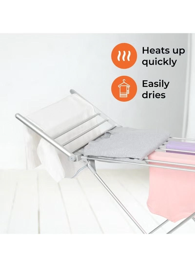GEEPAS Electric Clothe Dryer Stand With Constant Temperature, Fast Drying, Collapse Save, Energy Saving, Foldable , Noiseless, Non Slip Feet, 15 Kg Load Capacity, One Integrated Structure, Cost Saving-3