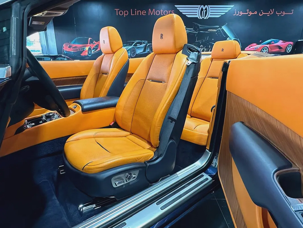 ROLLS-ROYCE DAWN PERFECT COMBINATION COLOR GCC PPF 10-YEAR WARRANTY FULL SERVICE HISTORY NO ACCIDENT-3-3