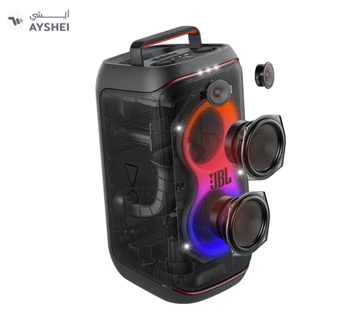 JBL Partybox Club 120 Portable Party Speaker Black-6-6