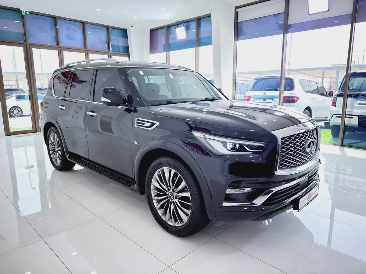 2020 Infiniti QX80 Luxury - GCC Specs - Full Service History-2-2