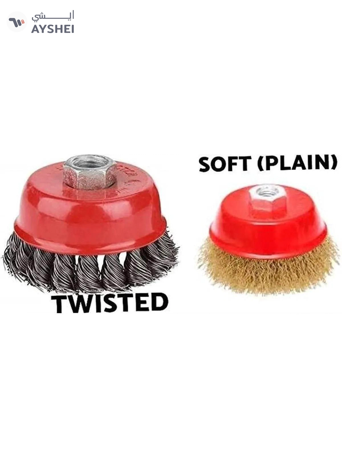 ABBASALI Cup Wire Brush Drill Attachment Electric Drill Wire Brushes-1-1