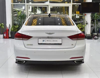 EXCELLENT DEAL for our Hyundai Genesis 3.8 ( 2016 Model ) in White Color GCC Specs-4
