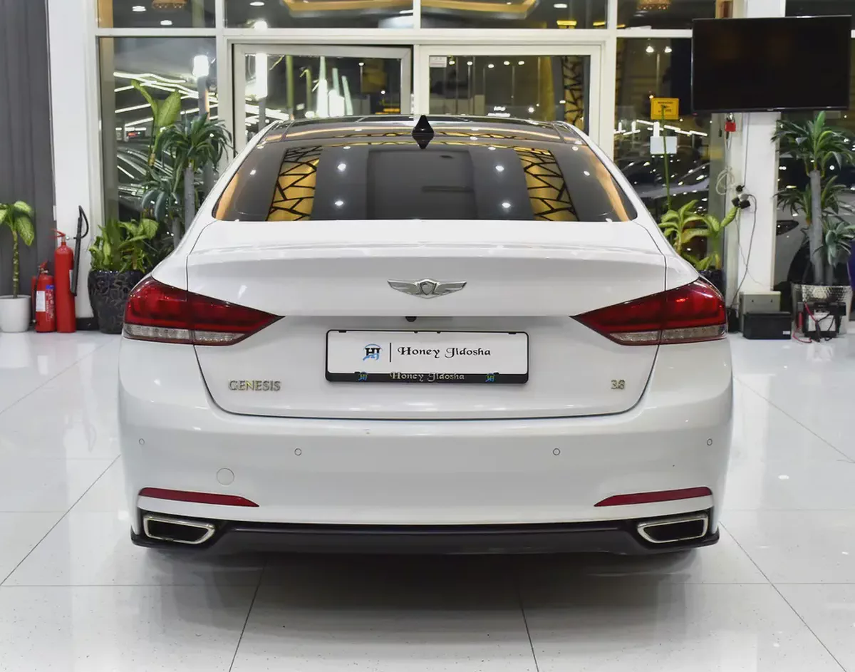 EXCELLENT DEAL for our Hyundai Genesis 3.8 ( 2016 Model ) in White Color GCC Specs-4-4