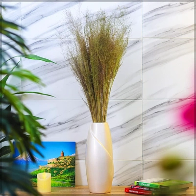 YATAI 2 Pcs Real Touch Artificial Reed Grass Flowers Floral -0