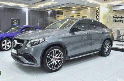 AED 2,161 EMi at 0% DP | Mercedes Benz GLE63 ( 2019 Model ) in Grey Color European Specs-1