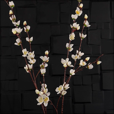 YATAI 2Pcs Artificial Sakura Flower, Lifelike Silk Fake Flowers-6