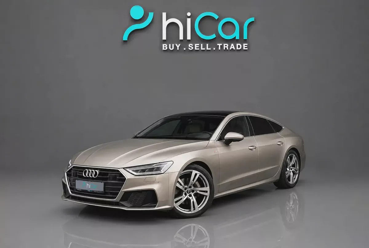 AED 2,299 P.M • 0% Downpayment •  Audi A7 45 TFSI S-Line • 1 Year Warranty