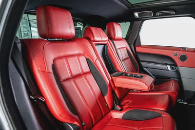 Range Rover Sport V8 Dynamic-GCC-22 Inch Rims-Black Contracting Roof-Red Interior-17