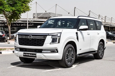 Nissan Patrol 3.5L V6 Turbo LE Titanium | GCC | Al Rusomani Warranty-0