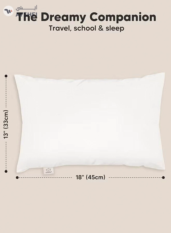Eworld Toddler Baby Pillow Sleeping Cotton Blend Shell with Polyester Filling
