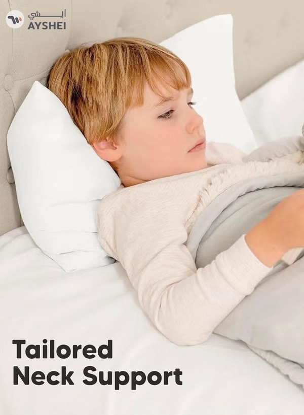 Eworld Toddler Baby Pillow Sleeping Cotton Blend Shell with Polyester Filling