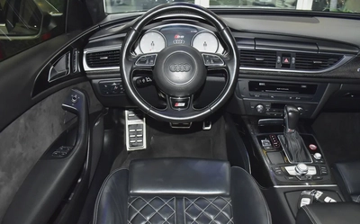 ORIGINAL PAINT ( صبغ وكاله ) Audi S6 V8 TFSi ( 2016 Model ) in Silver Color GCC Specs-11