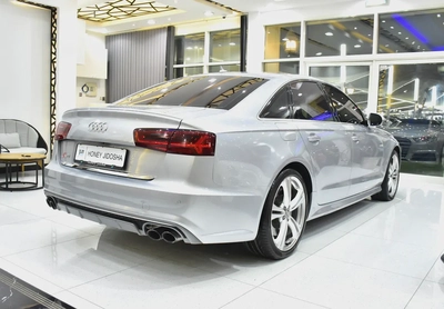 ORIGINAL PAINT ( صبغ وكاله ) Audi S6 V8 TFSi ( 2016 Model ) in Silver Color GCC Specs-5