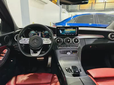 MERCEDES C200 AVANTGRADE 2021 MODEL GCC SPECS WITH FULL MERCEDES SERVICE HISTORY-8