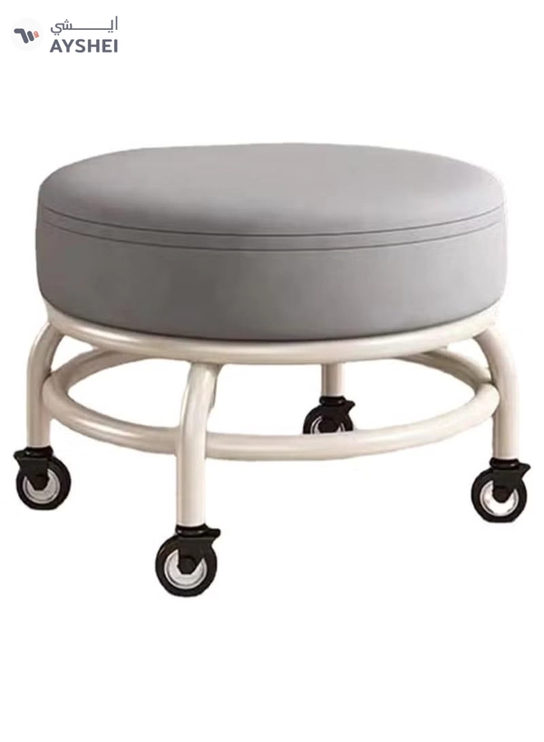 DubaiGallery Multifunction Low Rolling Stool, Movable Wheel Stool Chair, Low Roller Seat Stools for Home Office Fitness