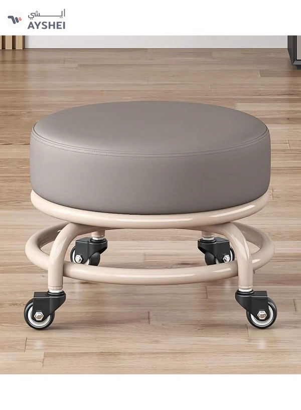 DubaiGallery Multifunction Low Rolling Stool, Movable Wheel Stool Chair, Low Roller Seat Stools for Home Office Fitness
