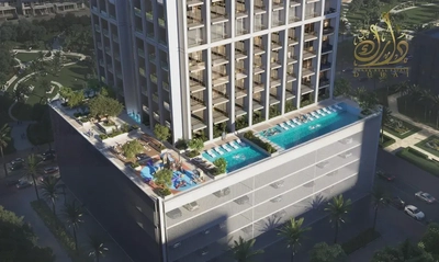 Furnished Studio | Binghatti Etherea | Balcony & Skyline View-3