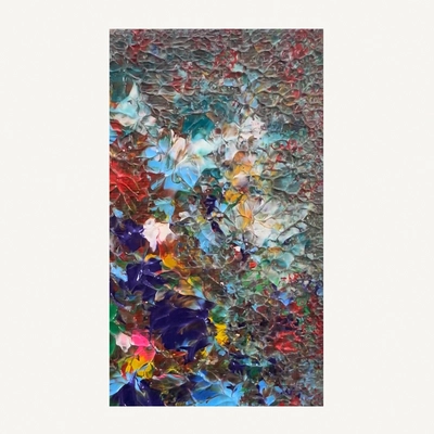 Handmade Painting Veil of Blossoms.-0