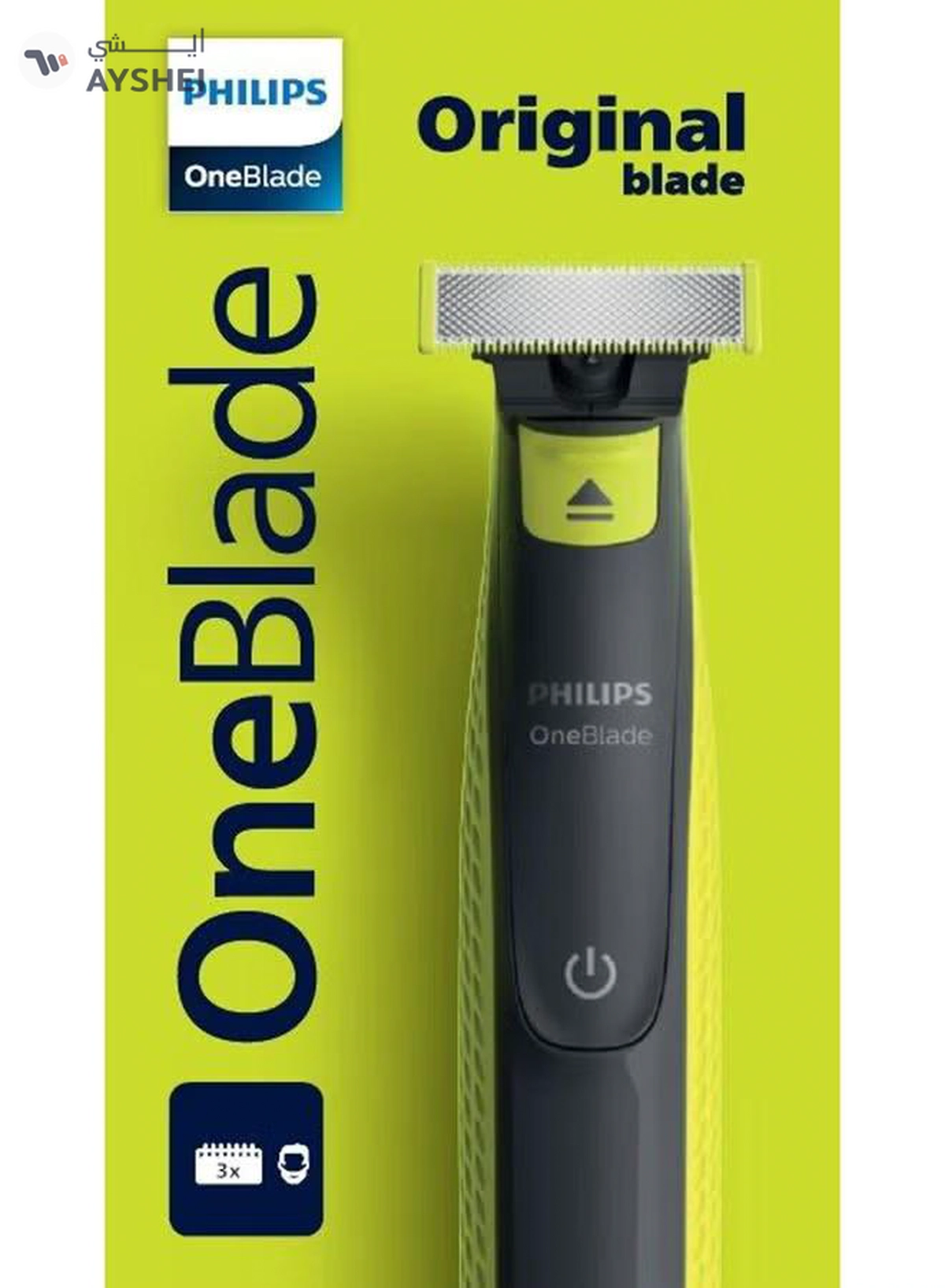 Philips One Blade Shaver Wet And Dry Rechargable Black/Green-3-3