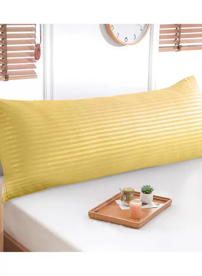 Premium Full Body Pillow for Adults, Ultra-Smooth Polyester Fiber, Breathable & Ideal for Side Sleepers, with Ultra-Soft Cotton Cover, Available in Multiple Colors, 120x45 cm-3