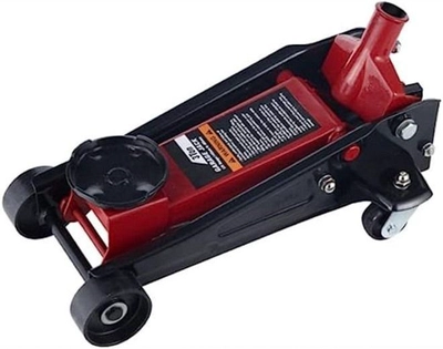 ABBASALI 3 Ton Capacity Heavy Duty Single Piston Trolley Jack for Low Floor Cars-0