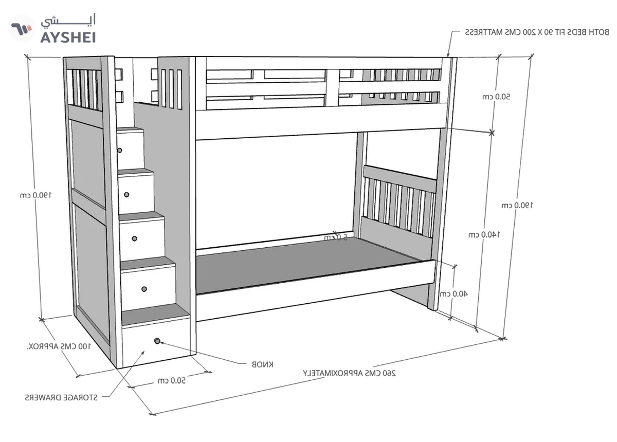 Pino Bunk Bed-2-2