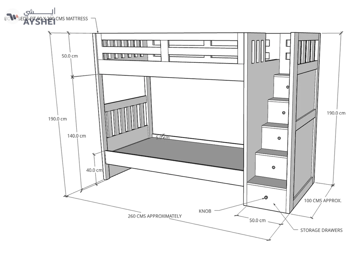 Pino Bunk Bed-1-1