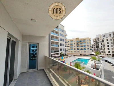 Spacious 3bhk+ store room with pool view balcony in Arjan-11