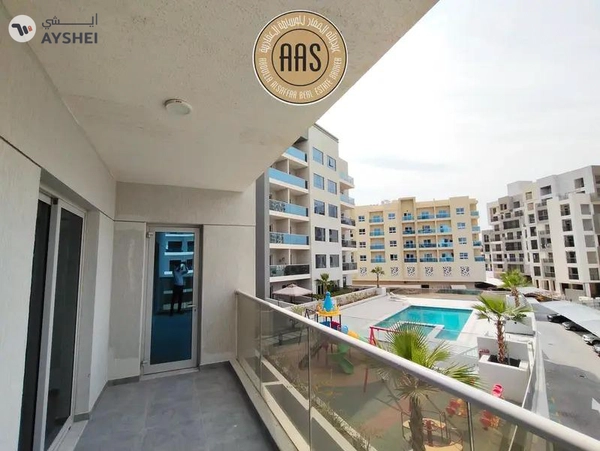 Spacious 3bhk+ store room with pool view balcony in Arjan