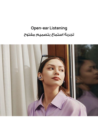 Huawei FreeClip Wireless Earphones, Bluetooth Earbuds, Futuristic Aesthetic Design-5