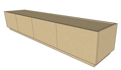 Egde TV Unit, 200 cms, MDF-3
