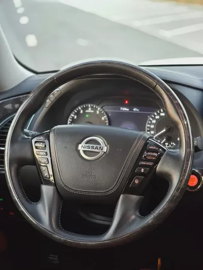 Nissan Patrol LE Platinum City 2021 | V8 5.6L | GCC Specs | 2Keys | Perfect condition | 360 Camer |-12