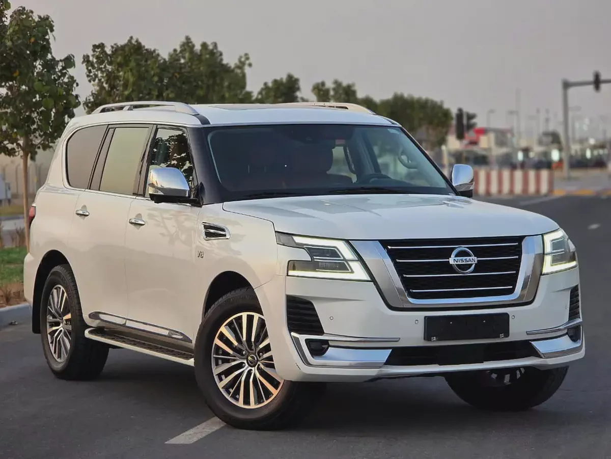 Nissan Patrol LE Platinum City 2021 | V8 5.6L | GCC Specs | 2Keys | Perfect condition | 360 Camer |