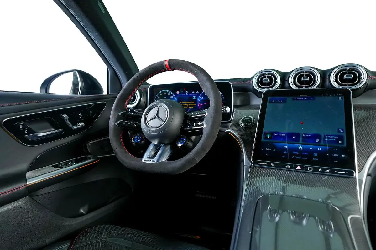 Mercedes Benz GLC43 AMG 4 MATIC-Night Package-Red Seat Belts-High Specifications-3-3