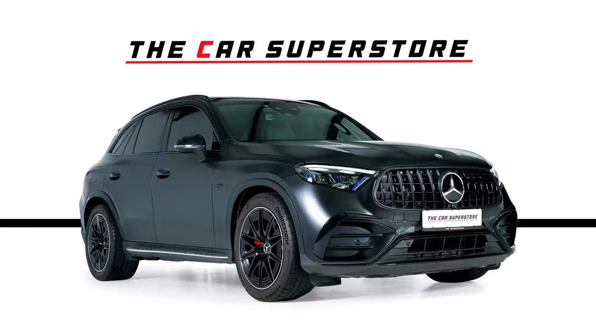 Mercedes Benz GLC43 AMG 4 MATIC-Night Package-Red Seat Belts-High Specifications