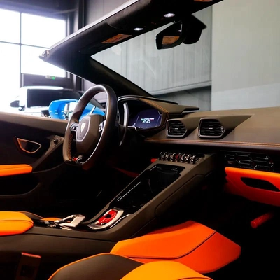 AED 19,147 P.M • 0% Downpayment • Lamborghini Huracan EVO Spyder • 1 Year Warranty-6