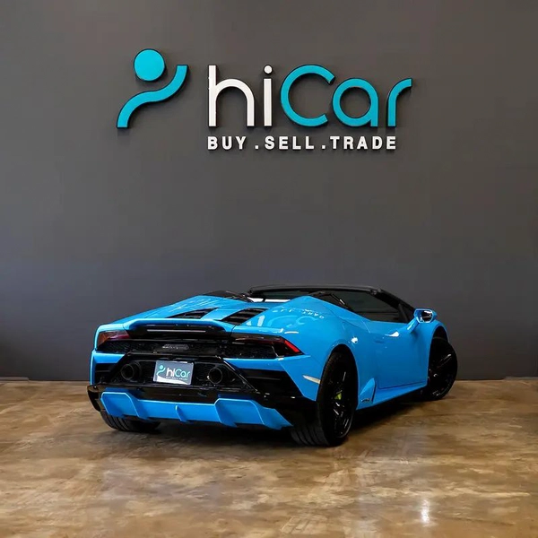 AED 19,147 P.M • 0% Downpayment • Lamborghini Huracan EVO Spyder • 1 Year Warranty
