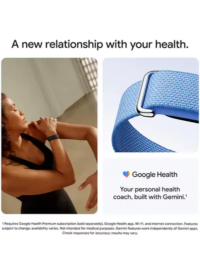 Google Fitbit Air - Screenless Fitness & Health Tracker with Heart Rate, Sleep and Activity Monitoring, AI-Powered Coaching, Up to 7 Days Battery Life, Compatible with iOS and Android, Lavender-2