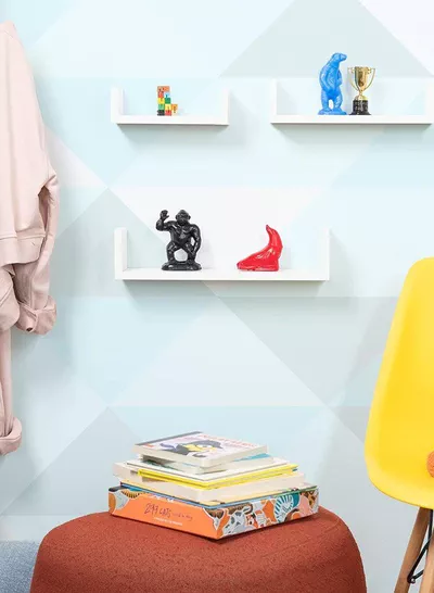Set of 3 Wall Mounted Floating Shelf for Decorative and other Stuff-3