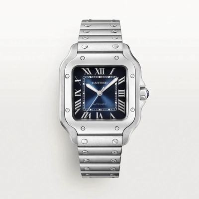 Santos De Cartier Blue dial-0