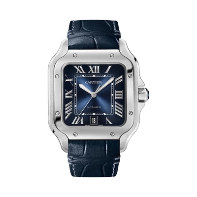 Santos De Cartier Blue dial-1