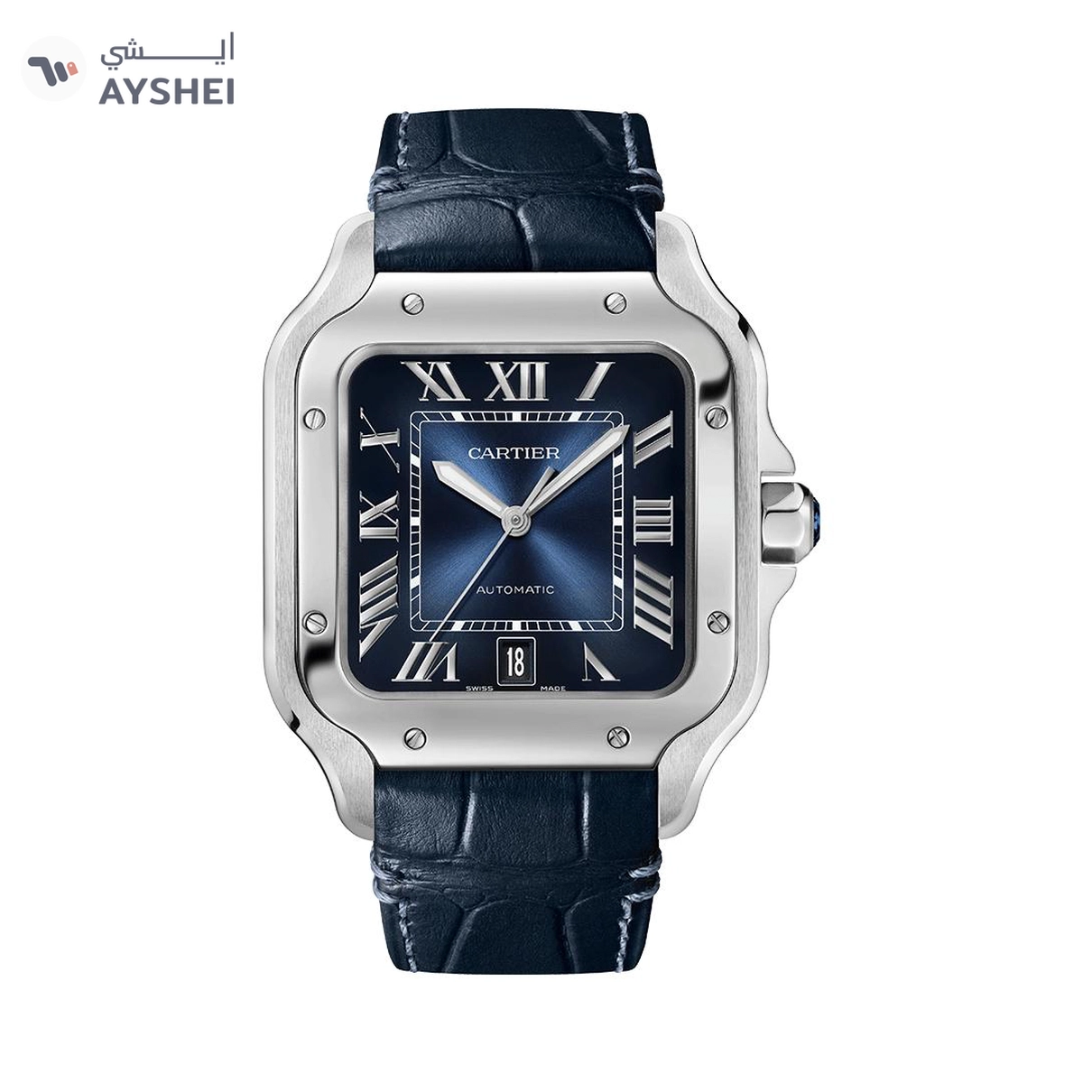 Santos De Cartier Blue dial