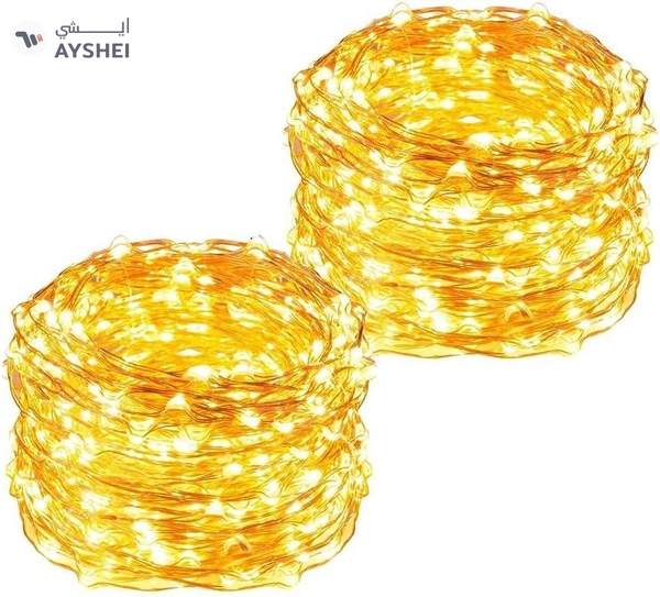 YATAI Fairy Lights Battery Operated 17Ft/5M With 50 LED String Lights Twinkle Festival Lights Indoor LED Lights For Bedroom Garden Wedding Party Festival Holiday Tree Decorations